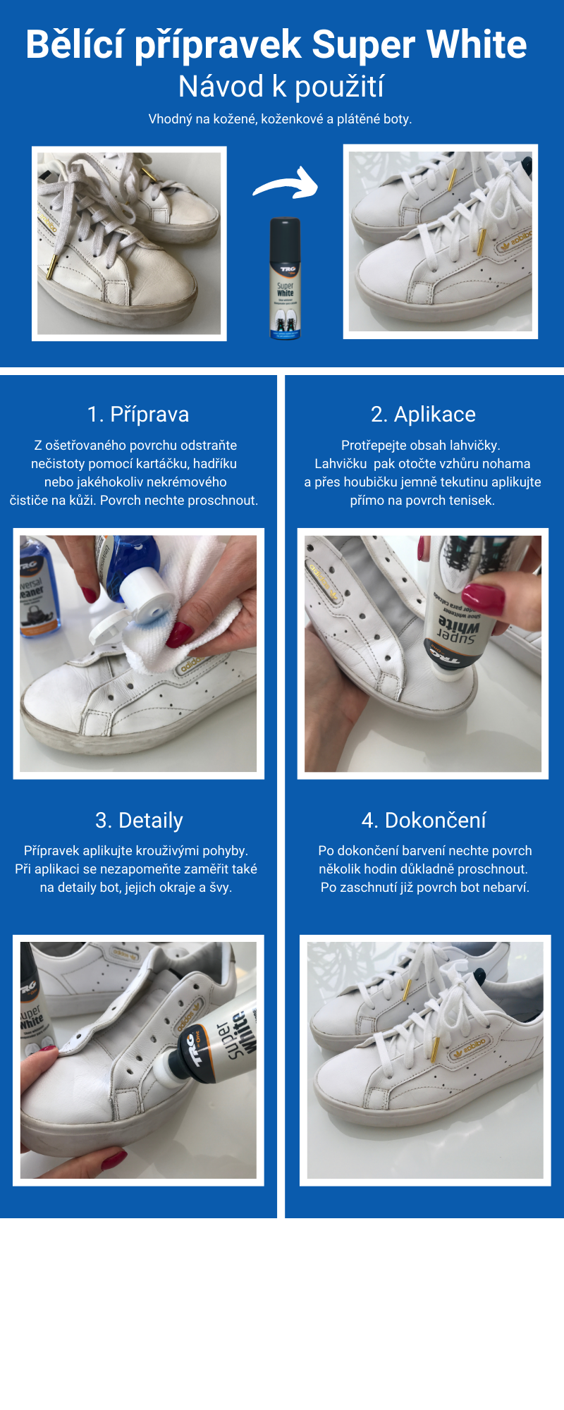 Návod k použití Bělící přípravek Super White-2